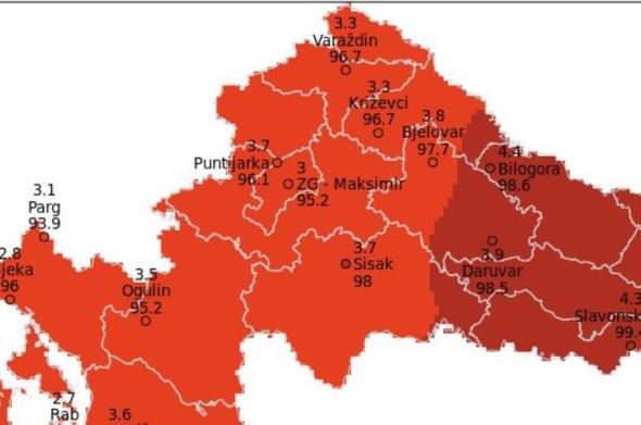 DHMZ objavio: Zagreb u ožujku 3 stupnja topliji od prosjeka, cijela Hrvatska u crvenom