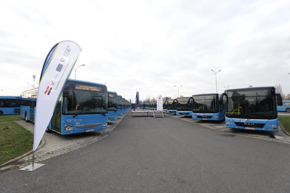 Još 7 autobusa kupljenih europskim novcem poredano ZET-u