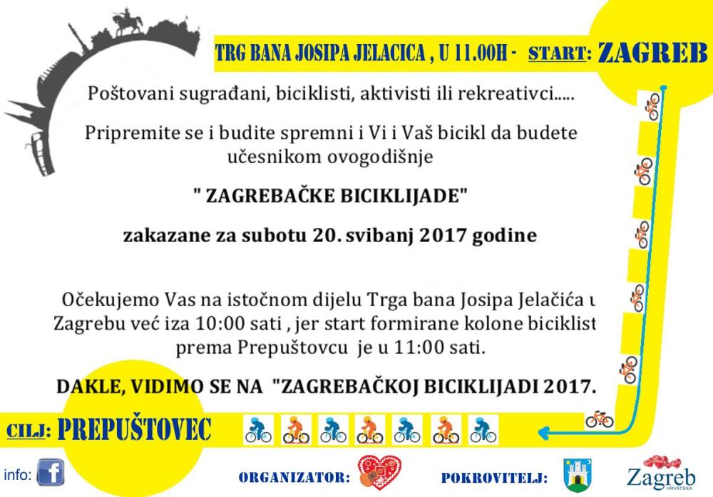 Zagrebačka biciklijada u Prepuštovec