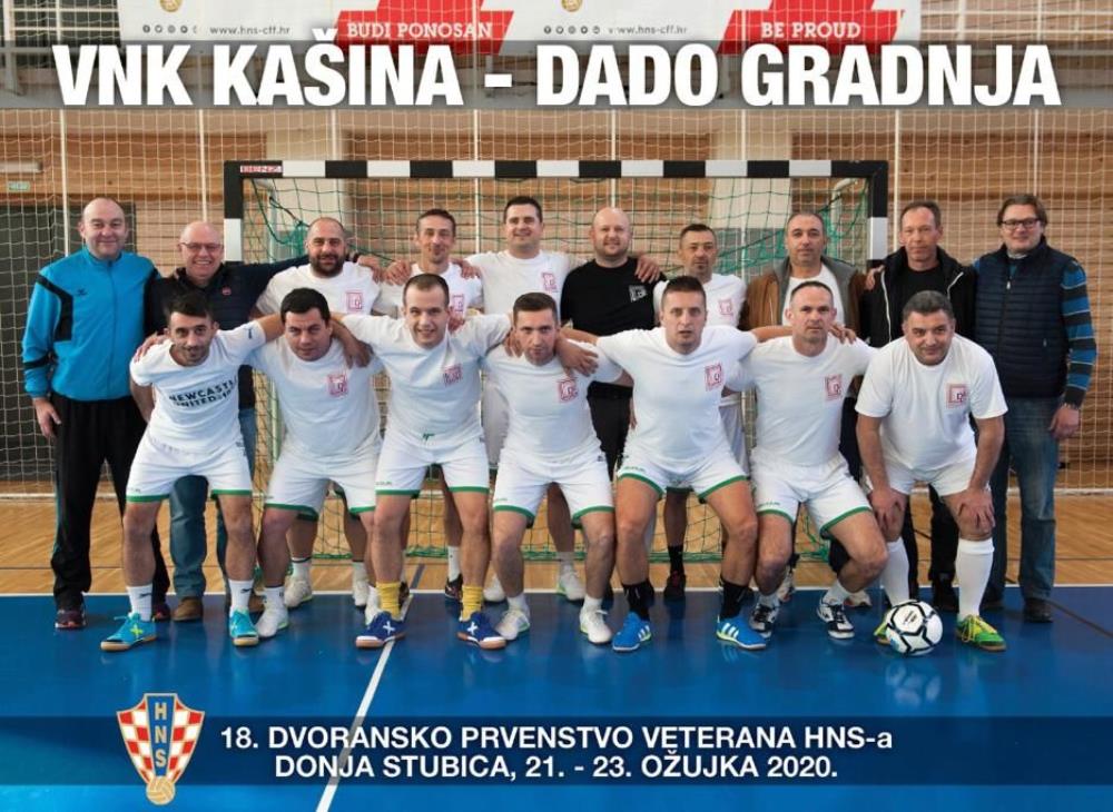 Veterani Kašine treći na državnom prvenstvu u malom nogometu