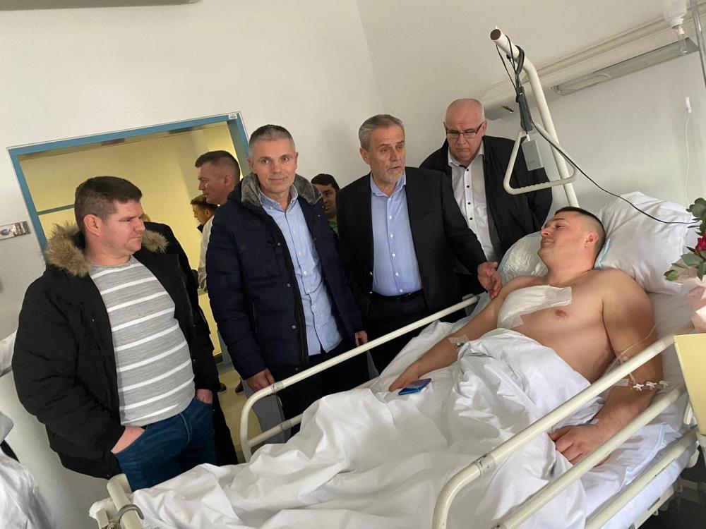 Josipa Smiljčića, stradalog djelatnika Čistoće posjetio je gradonačelnik Bandić