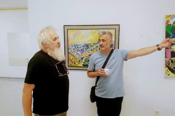 Kelčeci, legendarni Branko i sin mu David izlažu u izložbenom prostoru Zelenih i plavih Sesveta