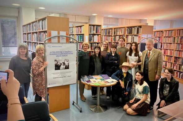 Na Jutru poezije u Knjižnici: Glasovi književnog petka Vesne Parun sudjelovao i Muzej Prigorja