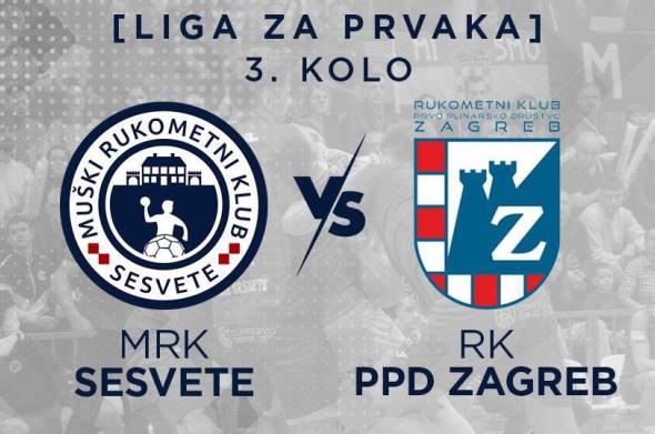 Još jedna utakmica: Sesvete - PPD Zagreb ove srijede u sportskoj dvorani Jelkovec