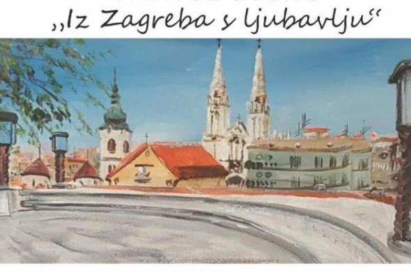 Iz Zagreba s ljubavlju, jubilarna 50. samostalna izložba slika Janice Šterc u Sesvetama