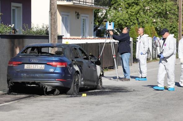 U Sesvetskoj Sopnici zapalio Audi i potom pucao na rođaka vlasnice automobila