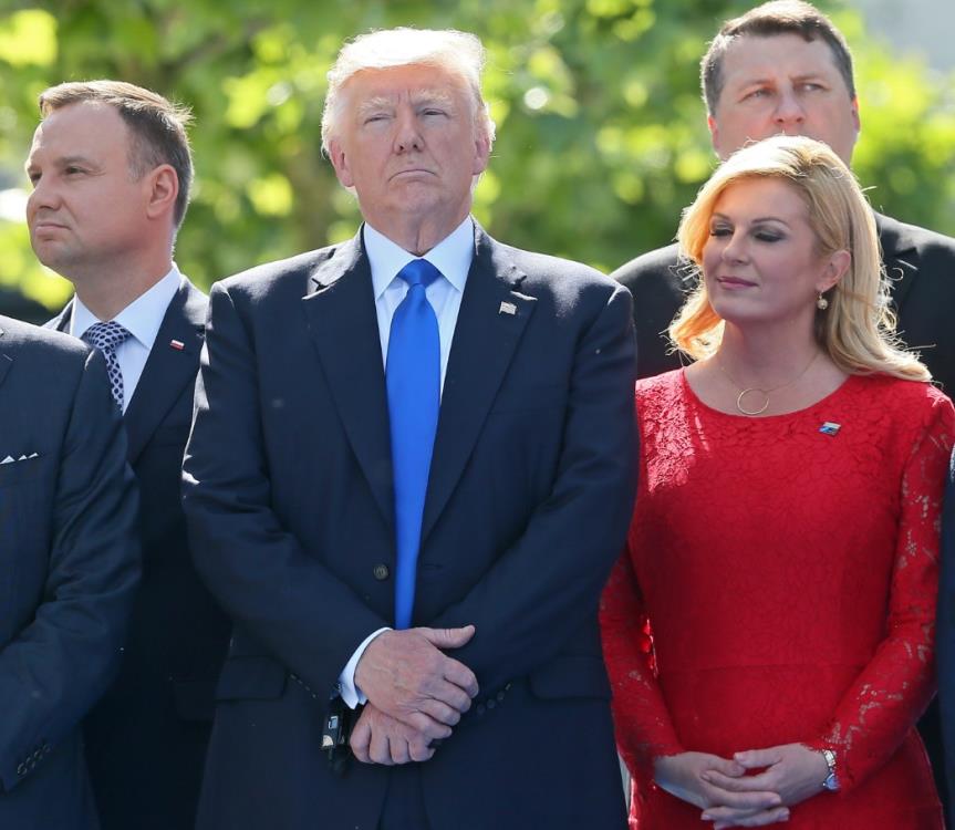 Grabar-Kitarović na summitu NATO-a 