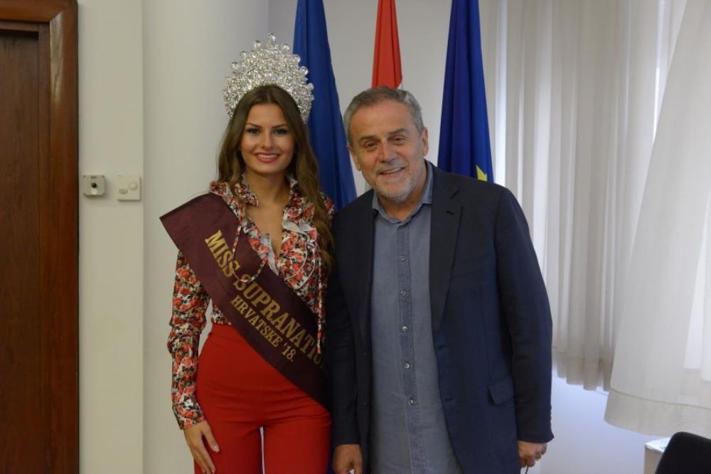 Miss Supranational Hrvatske Tihana Babij kod gradonačelnika