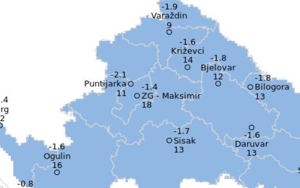 DHMZ: Travanj u Zagrebu hladniji stupanj i pol i kišniji od višegodišnjeg prosjeka