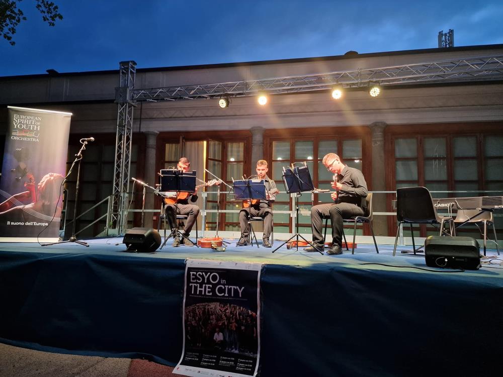 Trio Brio sesvetske glazbene škole na međunarodnom koncertu u Trstu