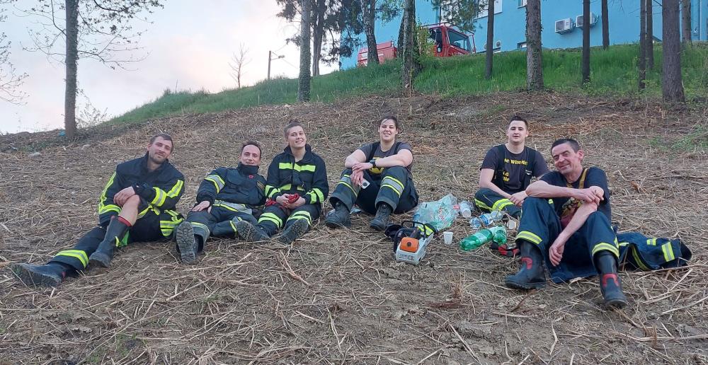 Vugrovečki vatrogasci počistili teren za sadnju voćnjaka u Vugrovcu