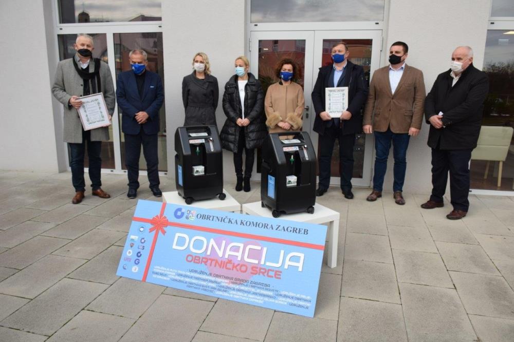 Obrtnička komora Zagreb donirala medicinske uređaje 