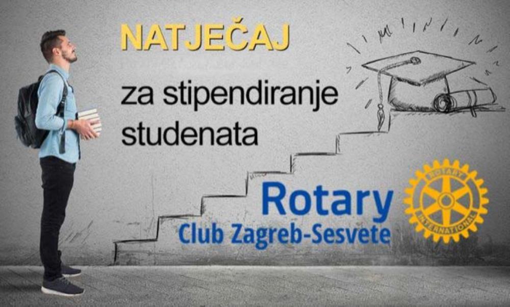 Rotary klub Sesvete raspisao natječaj za dodjelu stipendja